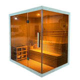 White Pine Traditional Dry Steam Sauna Room — Home & Clubhouse