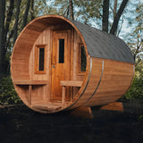 &s Wholesale Canadian Hemlock Solid Wood Traditional Steam Sauna Barrel Outdoor