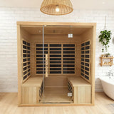 Outdoor Sauna Rest Area Wooden House Prefabricated Cedar Square Sauna Room