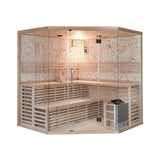 Steam Shower Sauna Cabin with Full Body Massage System