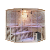 Steam Shower Sauna Cabin with Full Body Massage System