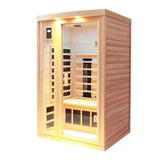 2-Person Indoor Hemlock Sauna - Compact & Efficient Home Relaxation Solution