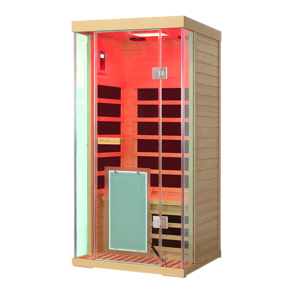 Wizzisaunas SH01 — 1-Person Full-Spectrum Infrared Sauna