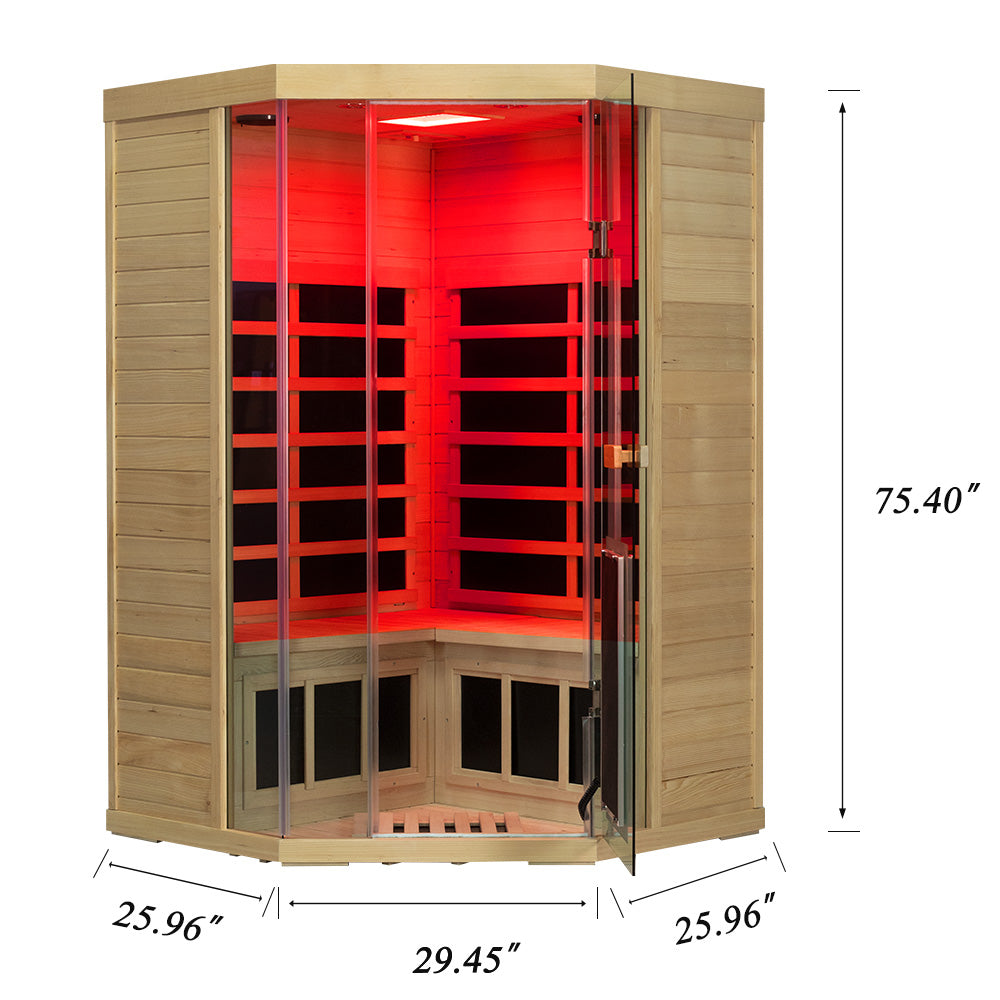 Wizzisaunas SH07 — Premium Full-Spectrum Infrared Sauna