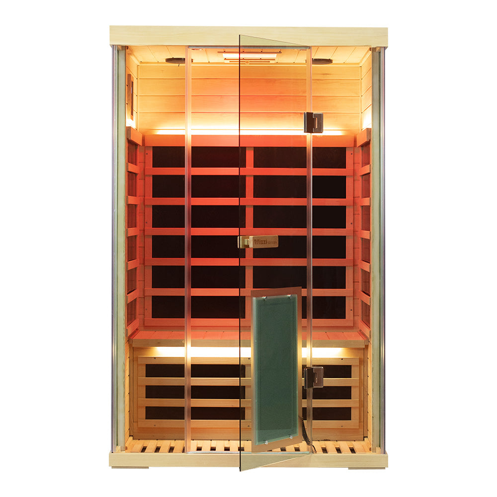 Wizzisaunas SH02 — 2-Person Full-Spectrum Infrared Sauna