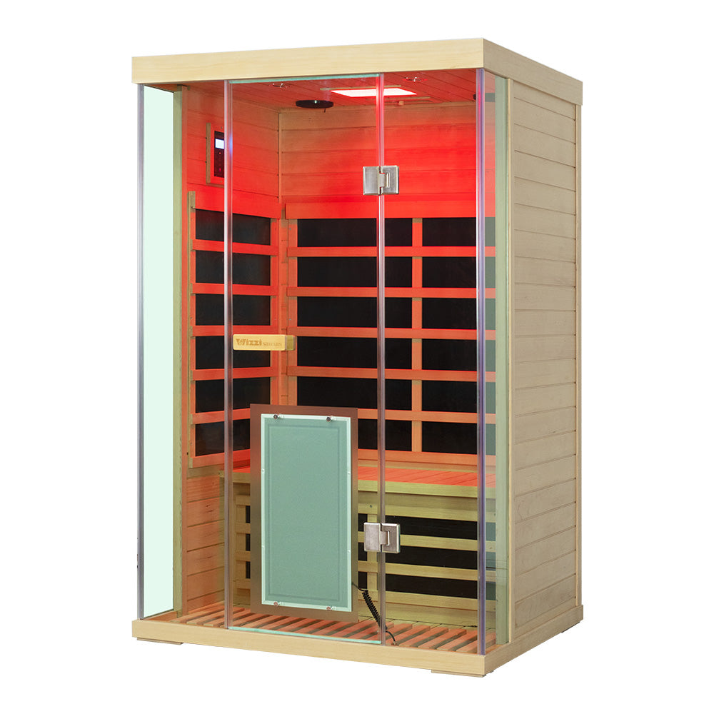 Wizzisaunas SH02 — 2-Person Full-Spectrum Infrared Sauna