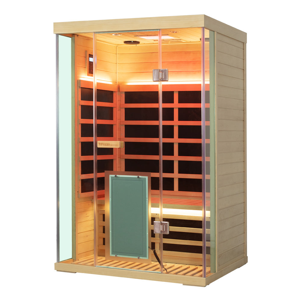 Wizzisaunas SH02 — 2-Person Full-Spectrum Infrared Sauna