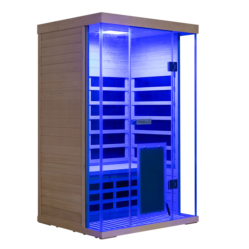Wizzisaunas SH02 — 2-Person Full-Spectrum Infrared Sauna