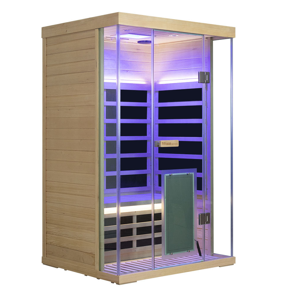 Wizzisaunas SH02 — 2-Person Full-Spectrum Infrared Sauna