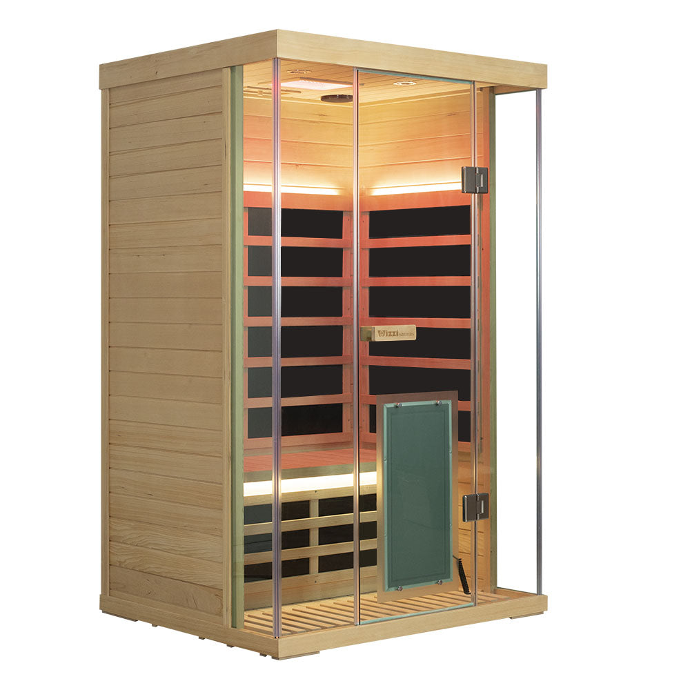 Wizzisaunas SH02 — 2-Person Full-Spectrum Infrared Sauna