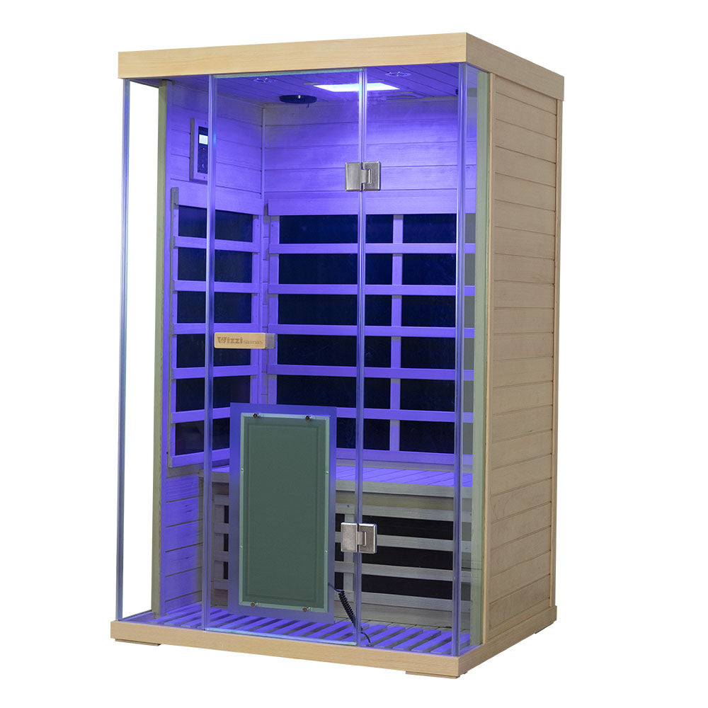 Wizzisaunas SH02 — 2-Person Full-Spectrum Infrared Sauna