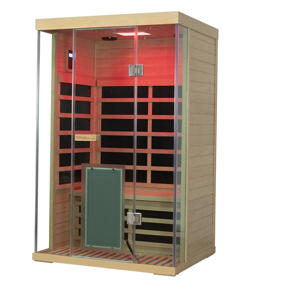 Wizzisaunas SH02 — 2-Person Full-Spectrum Infrared Sauna