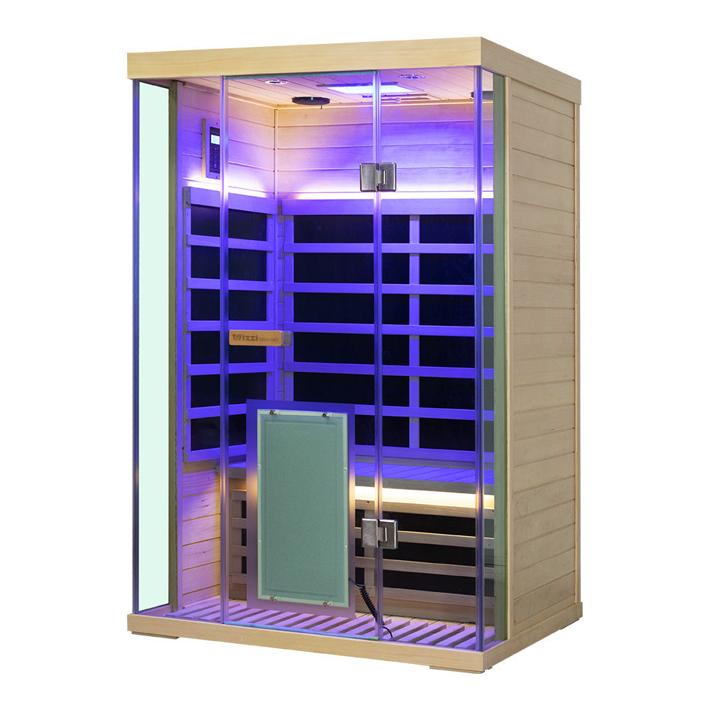 Wizzisaunas SH02 — 2-Person Full-Spectrum Infrared Sauna