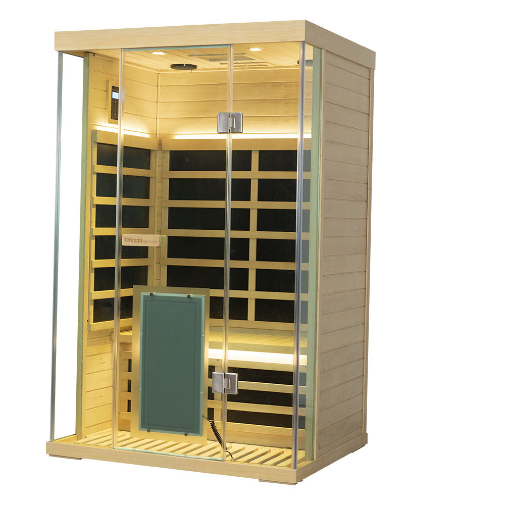Wizzisaunas SH02 — 2-Person Full-Spectrum Infrared Sauna