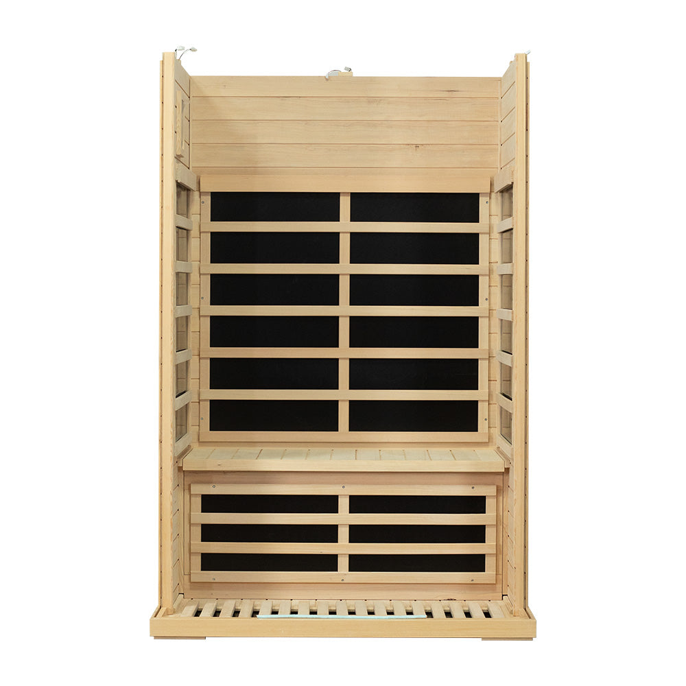 Wizzisaunas SH02 — 2-Person Full-Spectrum Infrared Sauna