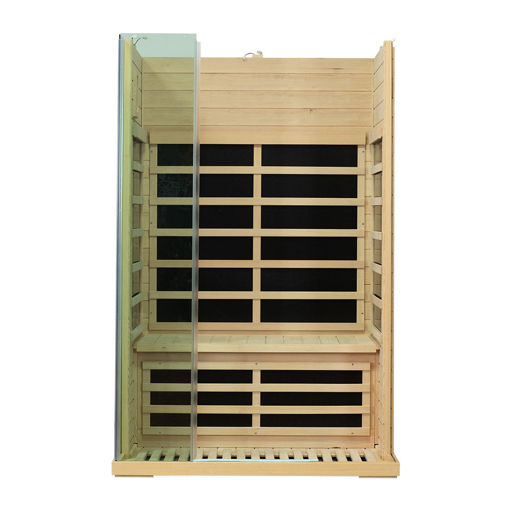 Wizzisaunas SH02 — 2-Person Full-Spectrum Infrared Sauna