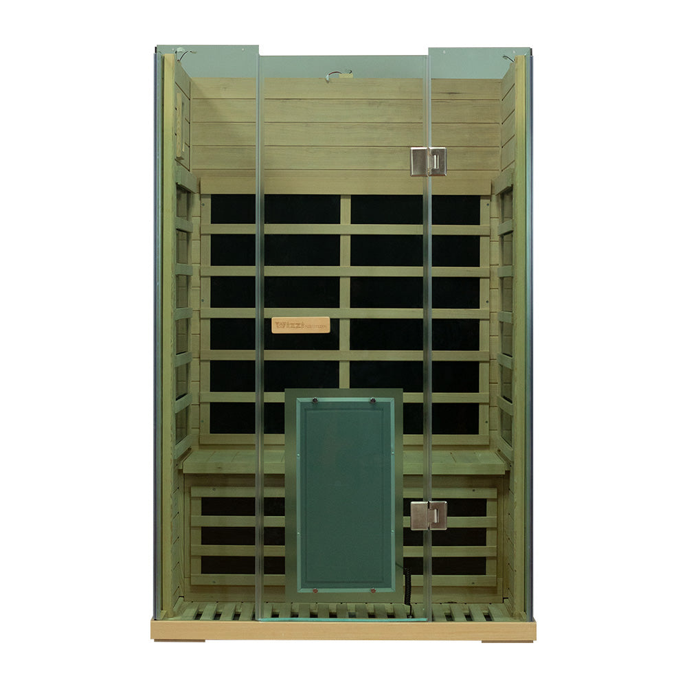 Wizzisaunas SH02 — 2-Person Full-Spectrum Infrared Sauna