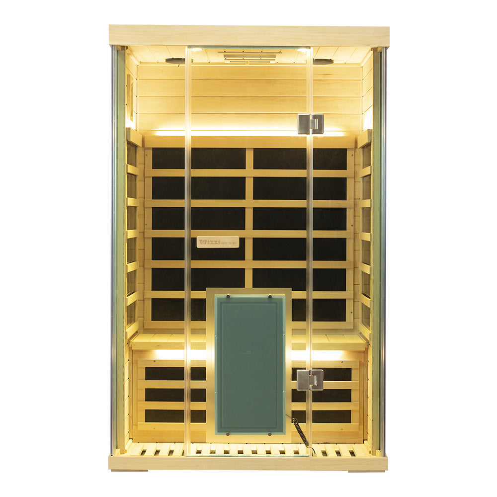 Wizzisaunas SH02 — 2-Person Full-Spectrum Infrared Sauna