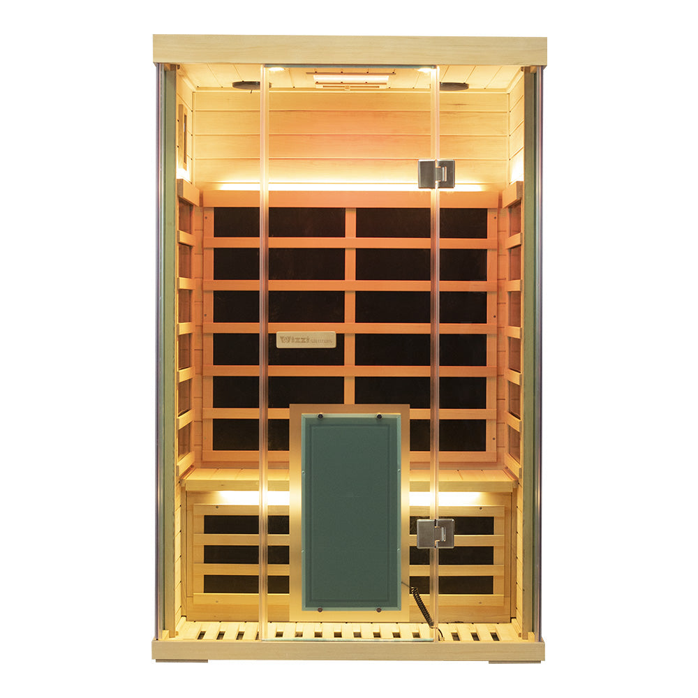 Wizzisaunas SH02 — 2-Person Full-Spectrum Infrared Sauna