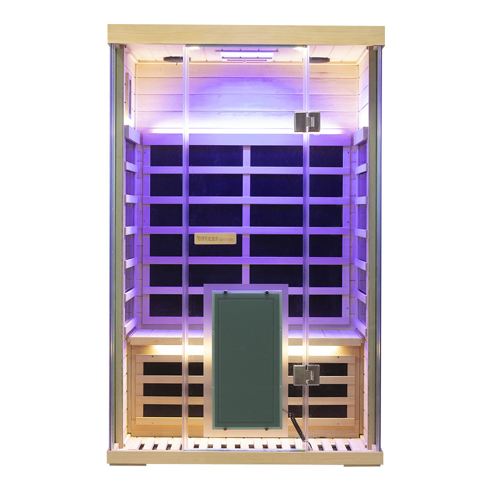 Wizzisaunas SH02 — 2-Person Full-Spectrum Infrared Sauna