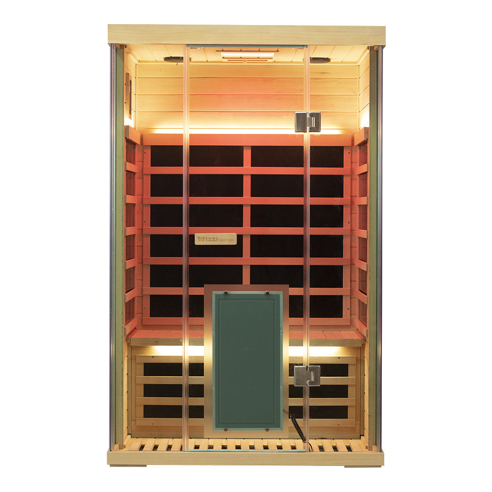 Wizzisaunas SH02 — 2-Person Full-Spectrum Infrared Sauna