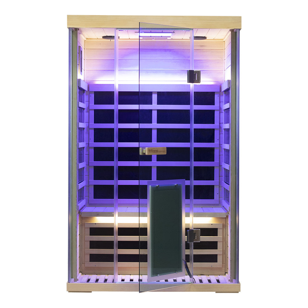 Wizzisaunas SH02 — 2-Person Full-Spectrum Infrared Sauna