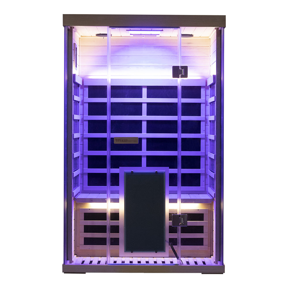 Wizzisaunas SH02 — 2-Person Full-Spectrum Infrared Sauna