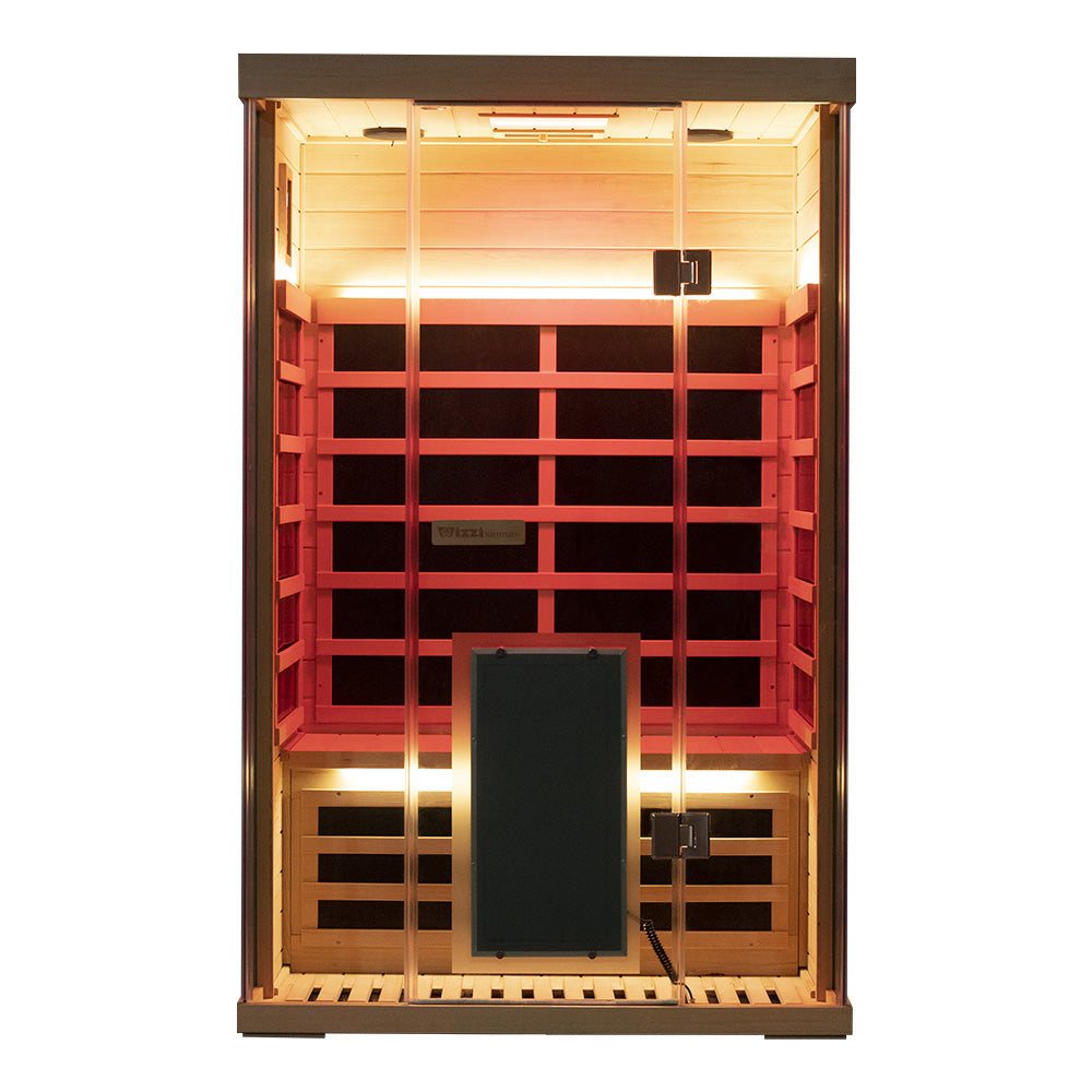 Wizzisaunas SH02 — 2-Person Full-Spectrum Infrared Sauna