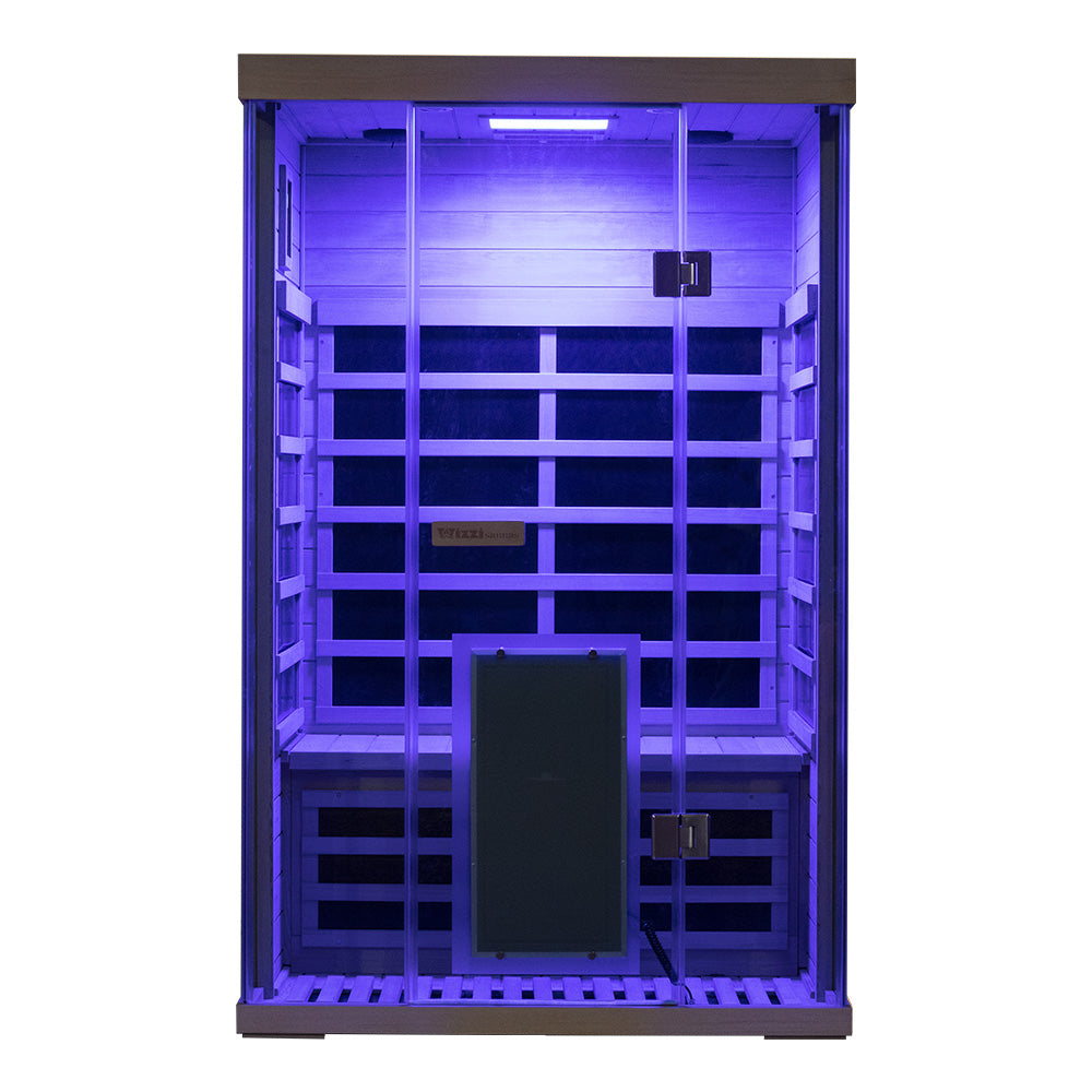 Wizzisaunas SH02 — 2-Person Full-Spectrum Infrared Sauna