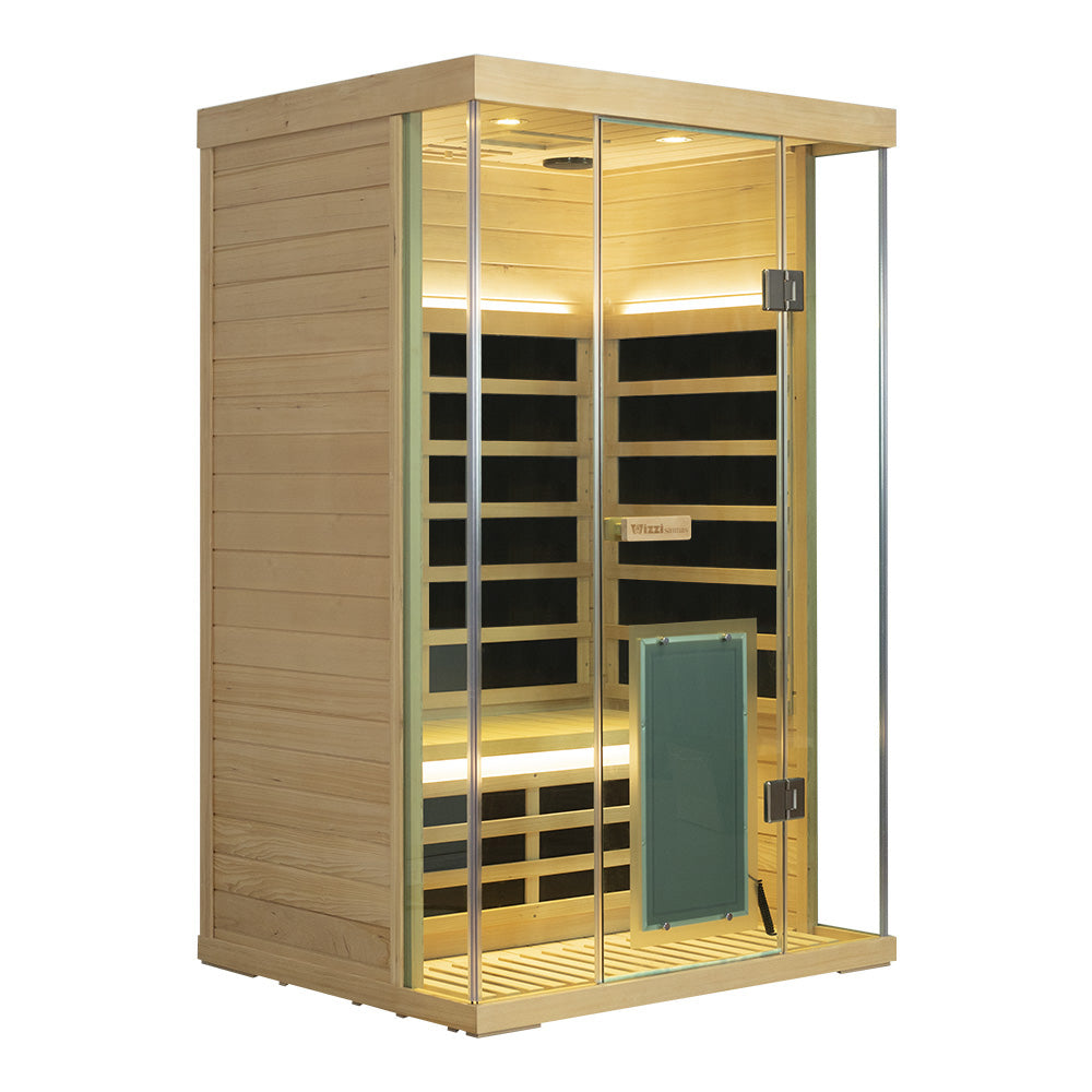 Wizzisaunas SH02 — 2-Person Full-Spectrum Infrared Sauna