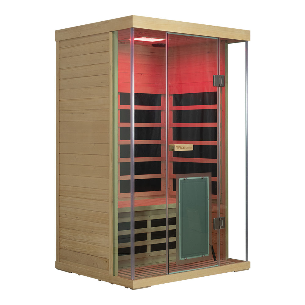 Wizzisaunas SH02 — 2-Person Full-Spectrum Infrared Sauna