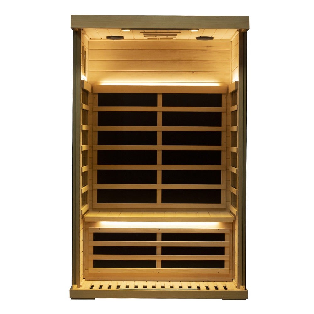 Wizzisaunas SH02 — 2-Person Full-Spectrum Infrared Sauna