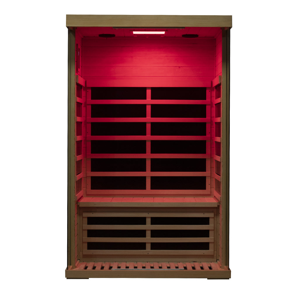 Wizzisaunas SH02 — 2-Person Full-Spectrum Infrared Sauna