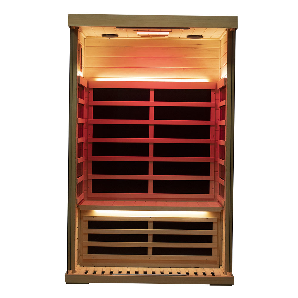 Wizzisaunas SH02 — 2-Person Full-Spectrum Infrared Sauna