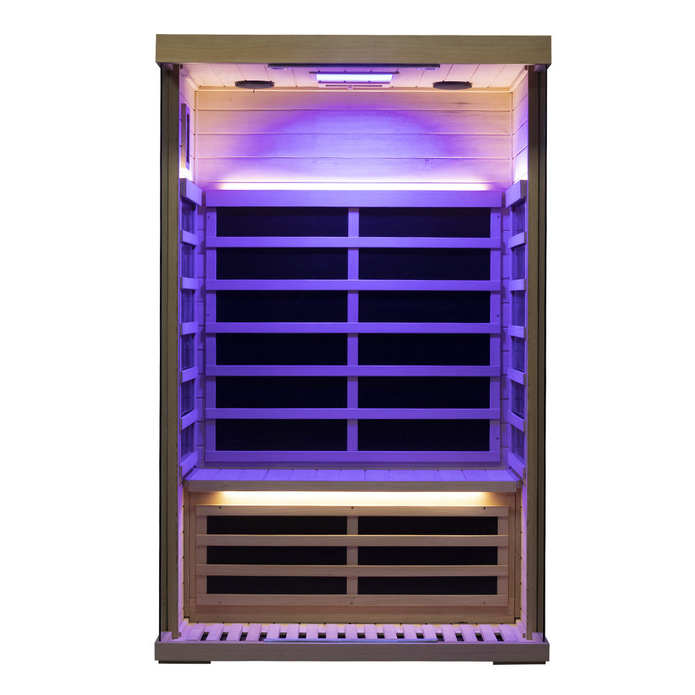 Wizzisaunas SH02 — 2-Person Full-Spectrum Infrared Sauna