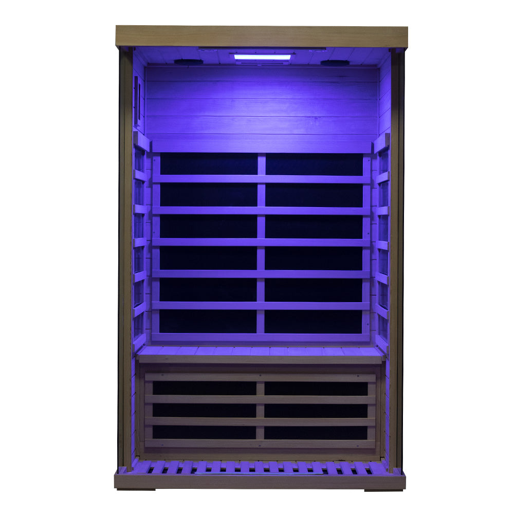Wizzisaunas SH02 — 2-Person Full-Spectrum Infrared Sauna
