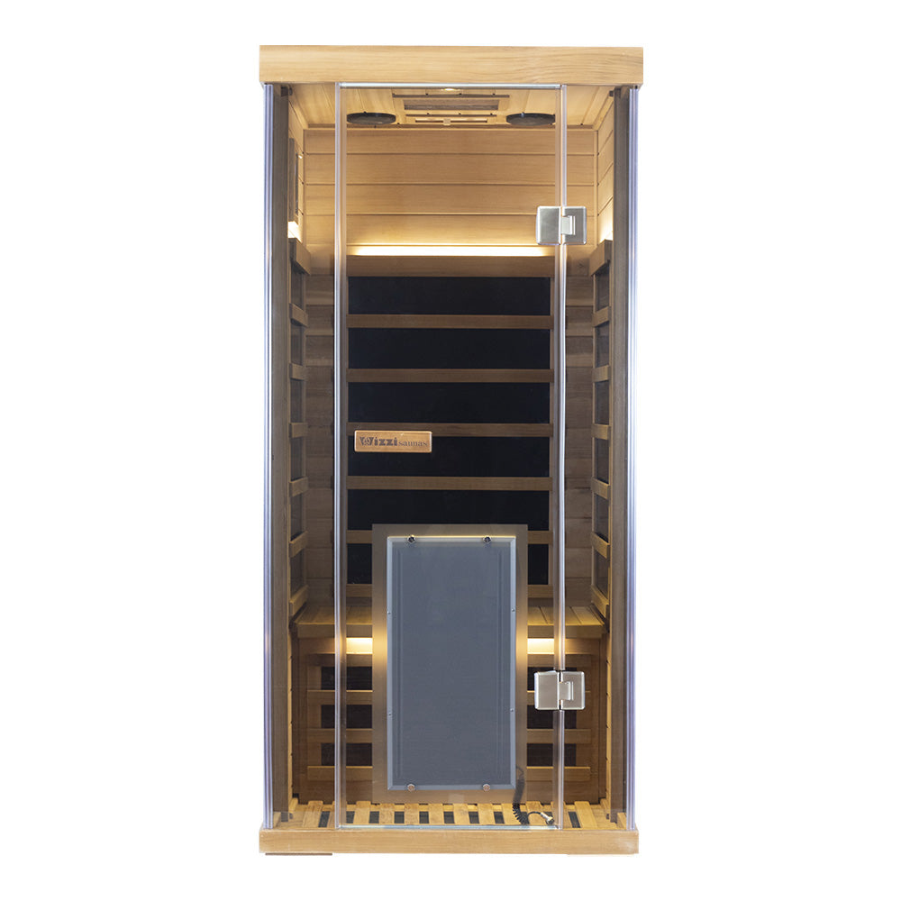 Wizzisaunas SR01 — 1-Person Traditional Steam Sauna Room