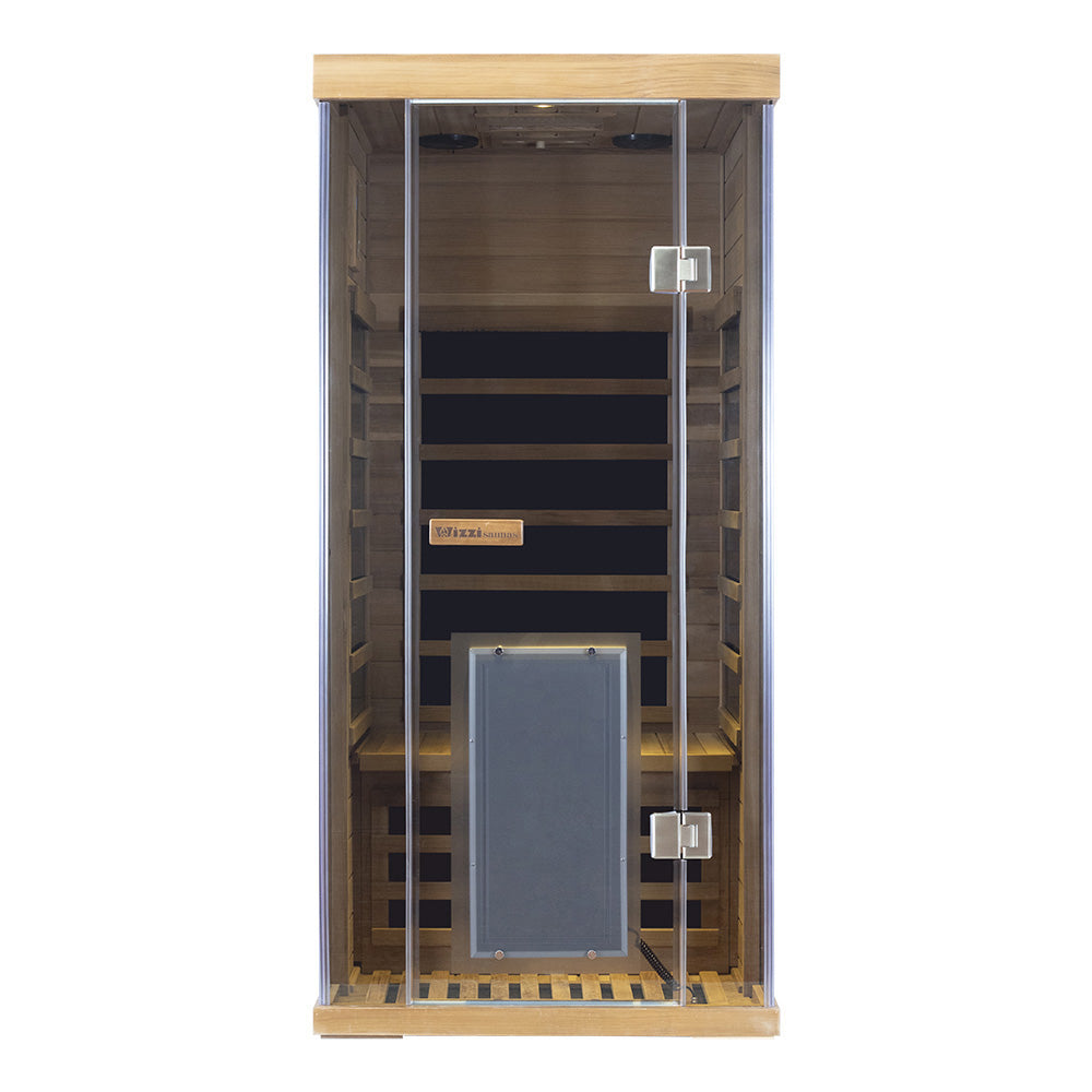 Wizzisaunas SR01 — 1-Person Traditional Steam Sauna Room