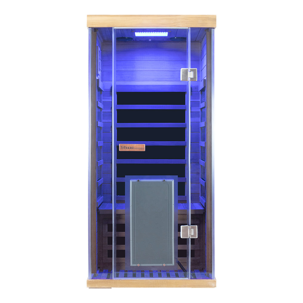 Wizzisaunas SR01 — 1-Person Traditional Steam Sauna Room