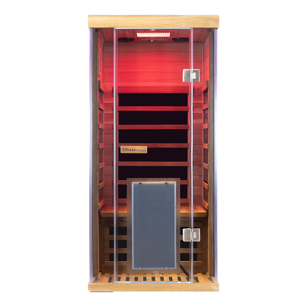 Wizzisaunas SR01 — 1-Person Traditional Steam Sauna Room