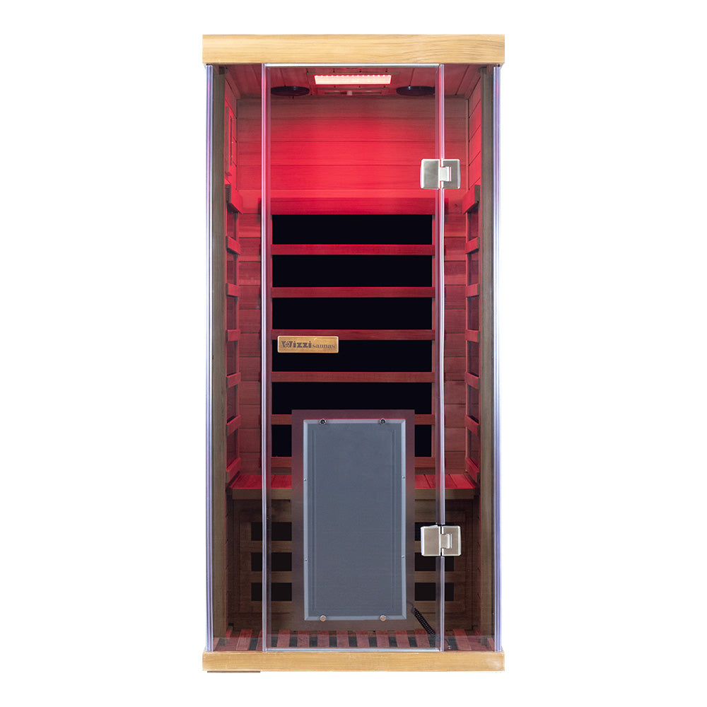 Wizzisaunas SR01 — 1-Person Traditional Steam Sauna Room