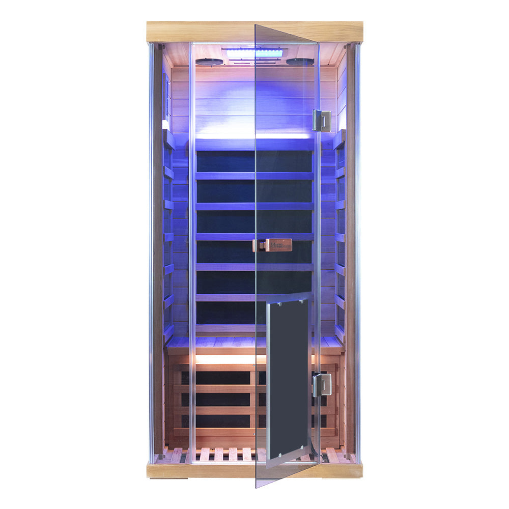 Wizzisaunas SR01 — 1-Person Traditional Steam Sauna Room