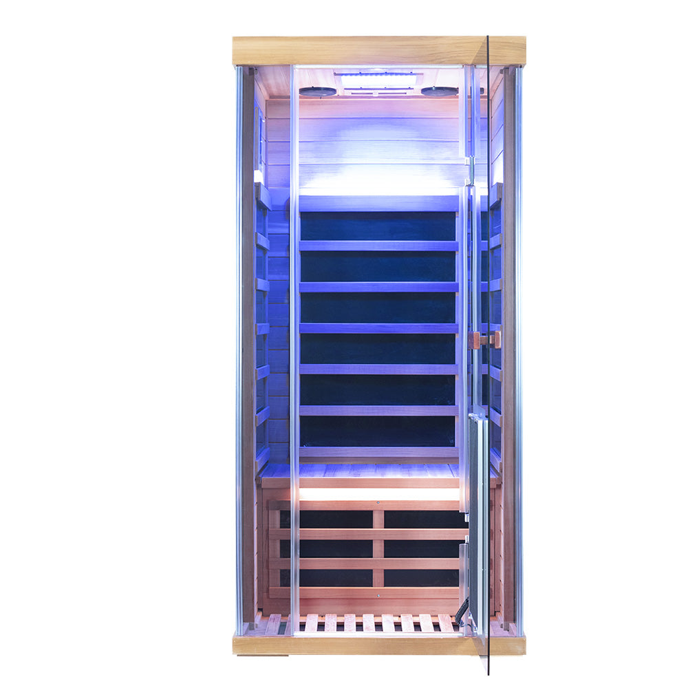 Wizzisaunas SR01 — 1-Person Traditional Steam Sauna Room
