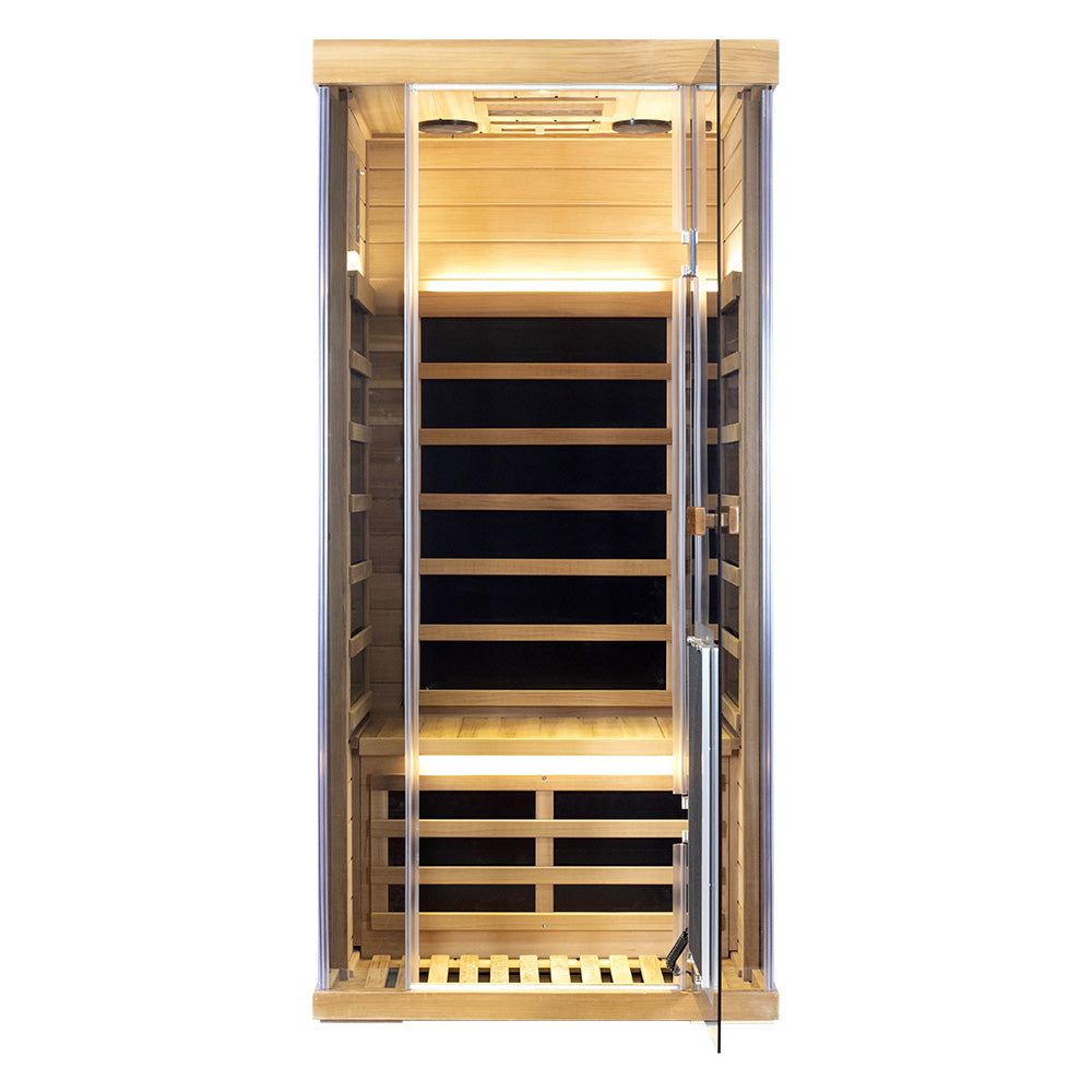 Wizzisaunas SR01 — 1-Person Traditional Steam Sauna Room