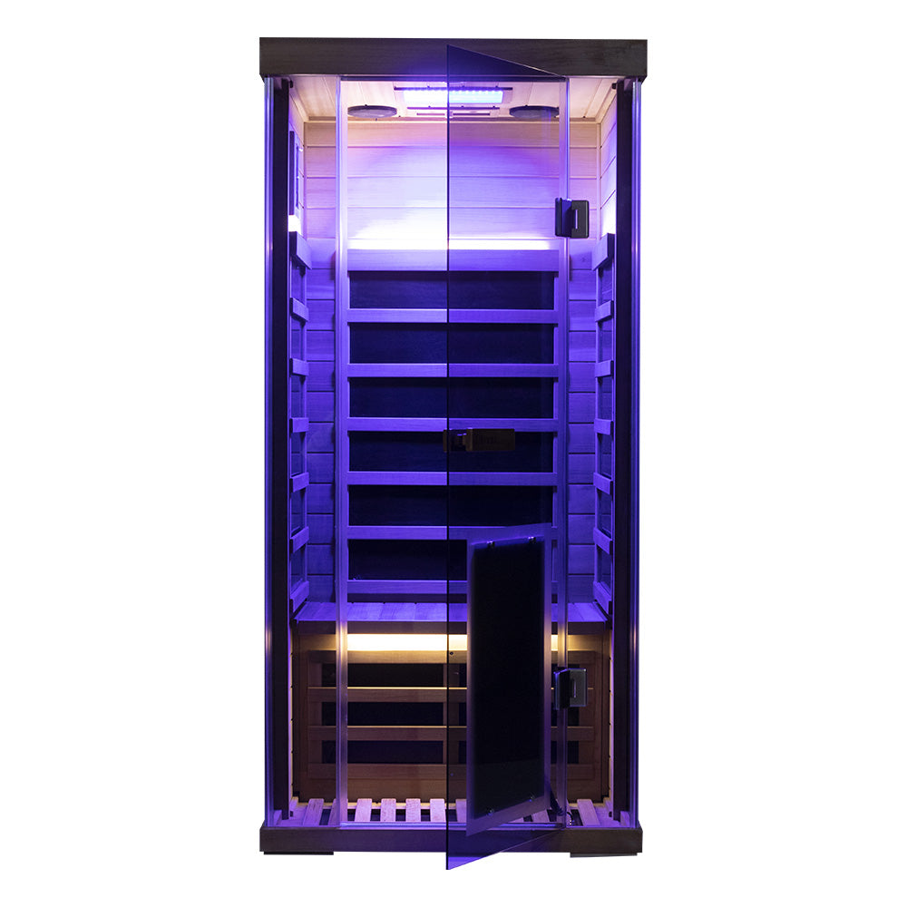 Wizzisaunas SR01 — 1-Person Traditional Steam Sauna Room