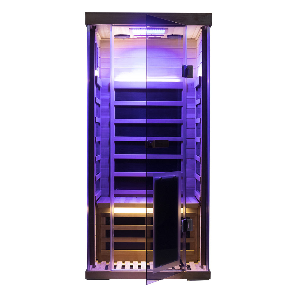 Wizzisaunas SR01 — 1-Person Traditional Steam Sauna Room