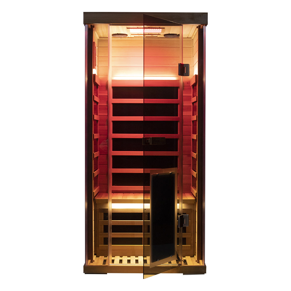 Wizzisaunas SR01 — 1-Person Traditional Steam Sauna Room