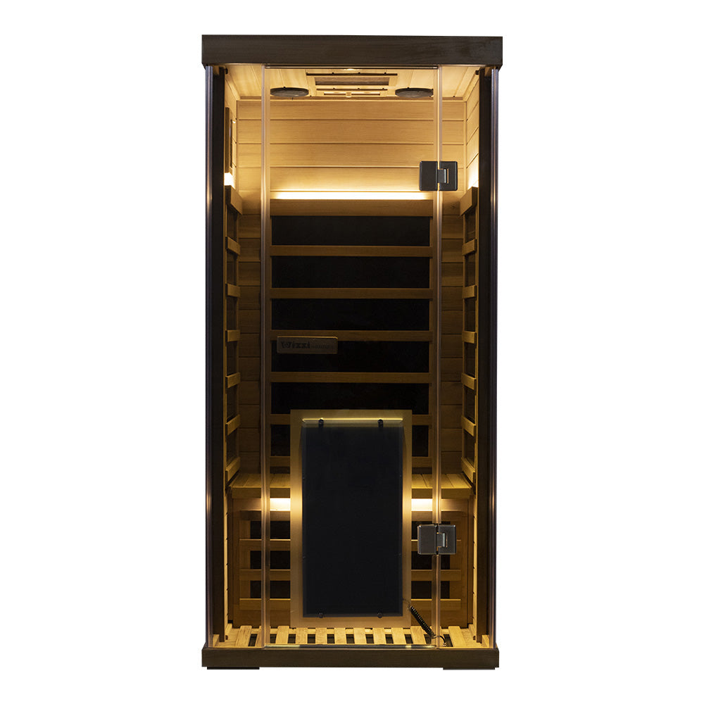 Wizzisaunas SR01 — 1-Person Traditional Steam Sauna Room