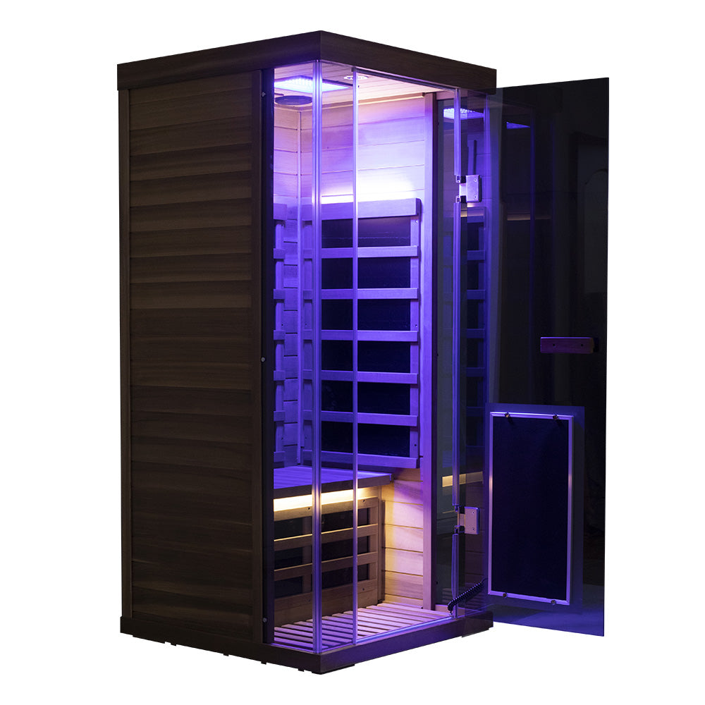 Wizzisaunas SR01 — 1-Person Traditional Steam Sauna Room