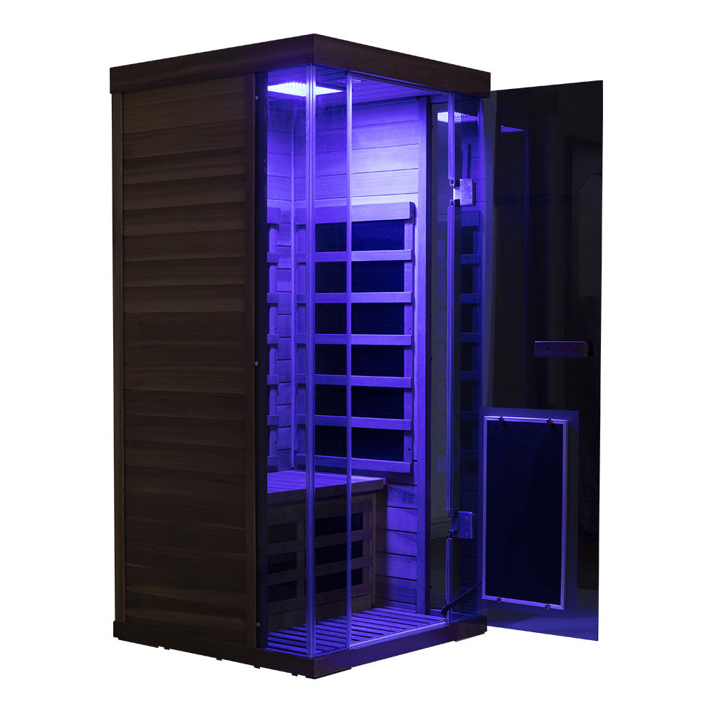 Wizzisaunas SR01 — 1-Person Traditional Steam Sauna Room